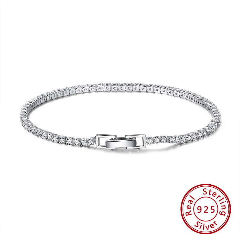 925 silver tennis bracelet