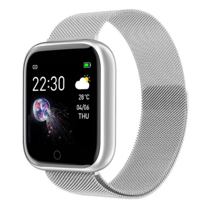 Compatible with Apple , Smart Bracelet Sports Pedometer Blood Pressure Heart Rate Sleep Detection Bluetooth Watch