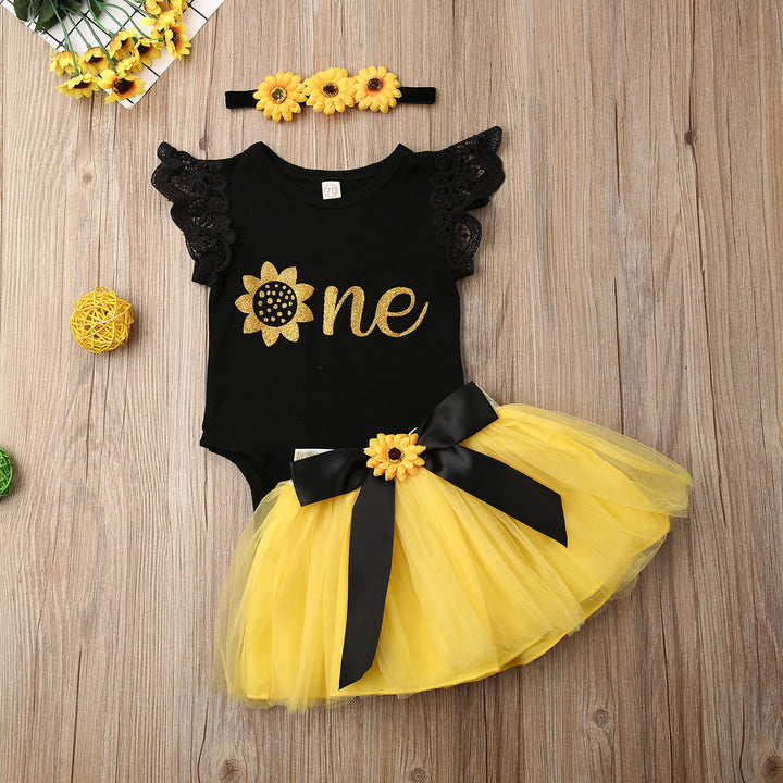 Baby Small  Three-Piece Triangle Romper