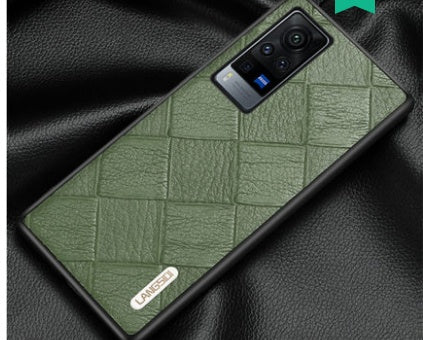 Potrivit pentru Vivox60 Telefon mobil Carcasă nouă de lux X60pro Ten High-end Anti-Drop X60Pro High-end Business X50 Handmade X50Pro All-Incluziv din piele de vacă Bărbați și femei pentru telefon mobil H Protective h h