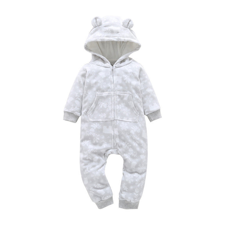 Romper Long-sleeved Polar Fleece Baby Clothes Romper