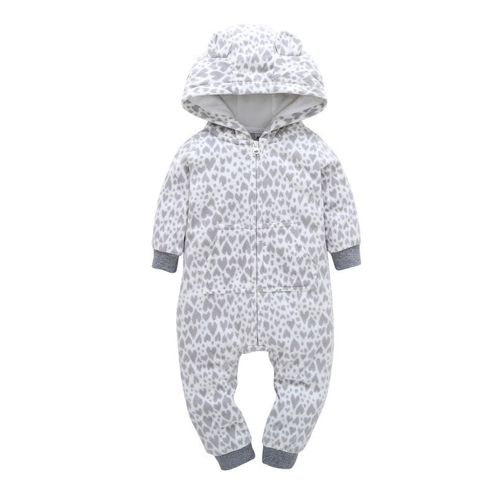 Romper Long-sleeved Polar Fleece Baby Clothes Romper