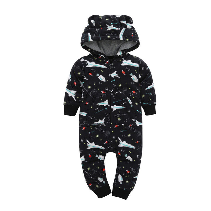 Romper Long-sleeved Polar Fleece Baby Clothes Romper