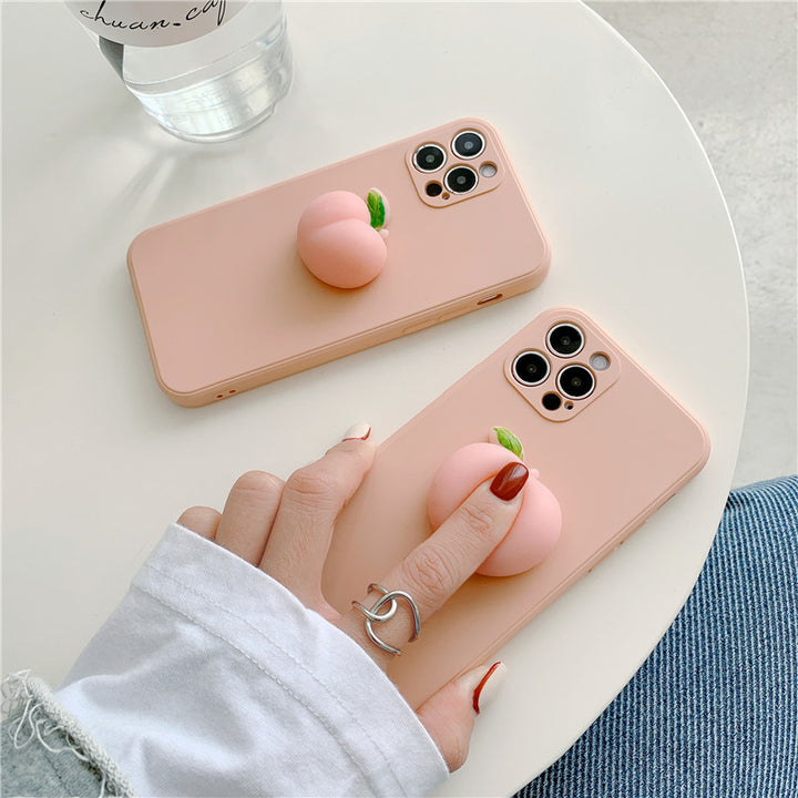 Compatible With Peach Silicone Phone Case