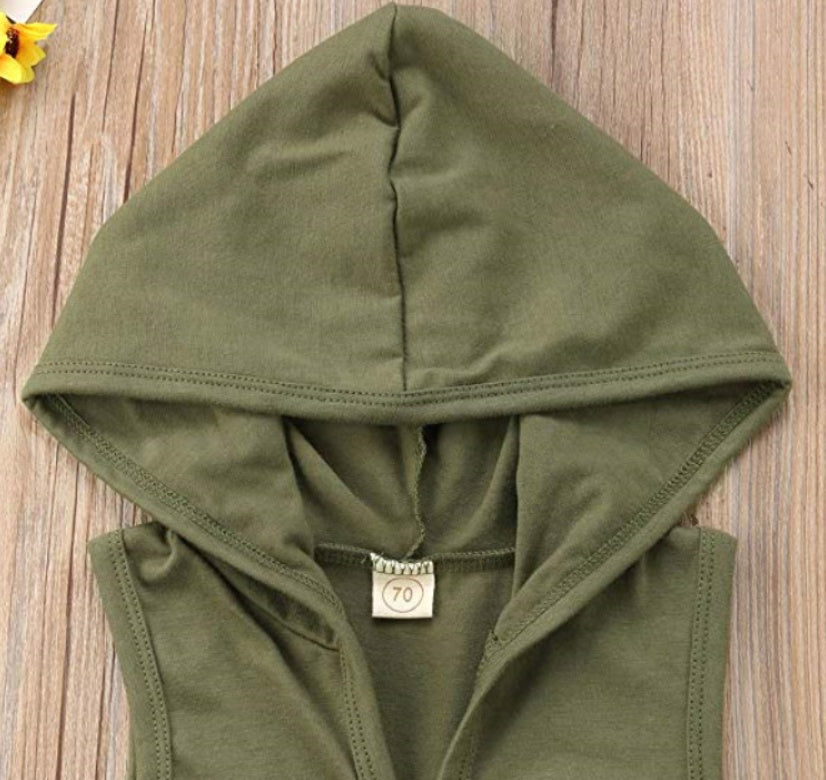 Boys hooded jumpsuit