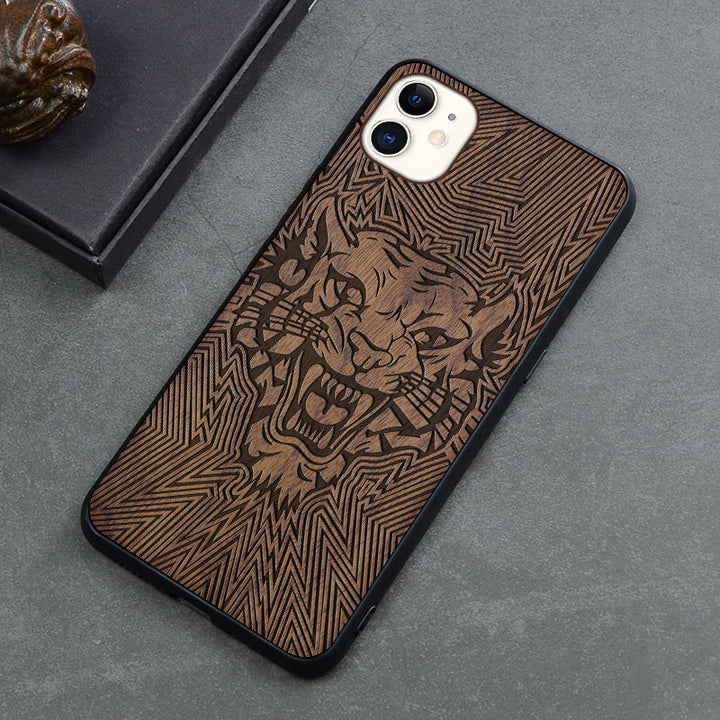 Produs nou Max Wooden Telefon Mobile Carcasă Retro Apple 12Mini anti-cădere Copertă de protecție Creative Application Creative