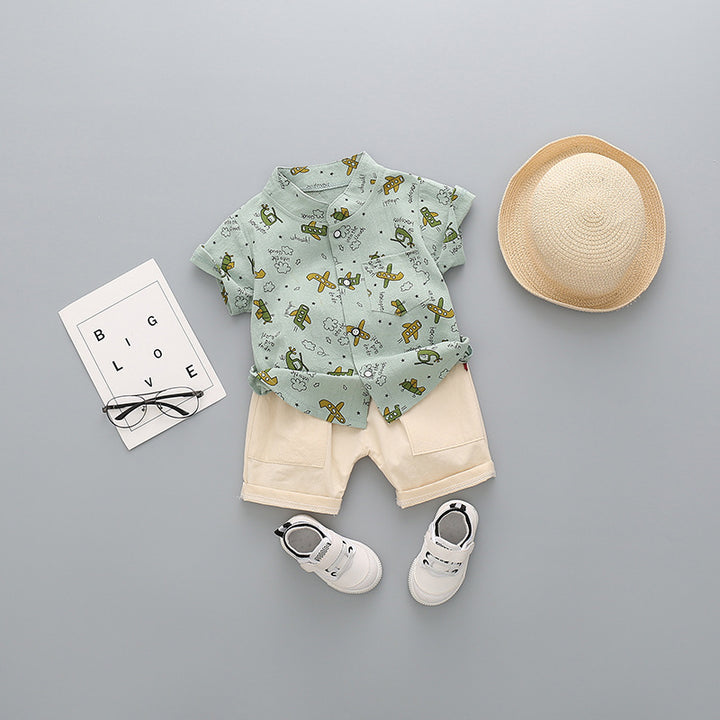 Children'S Clothing, Boys And Children'S Short-Sleeved Shorts