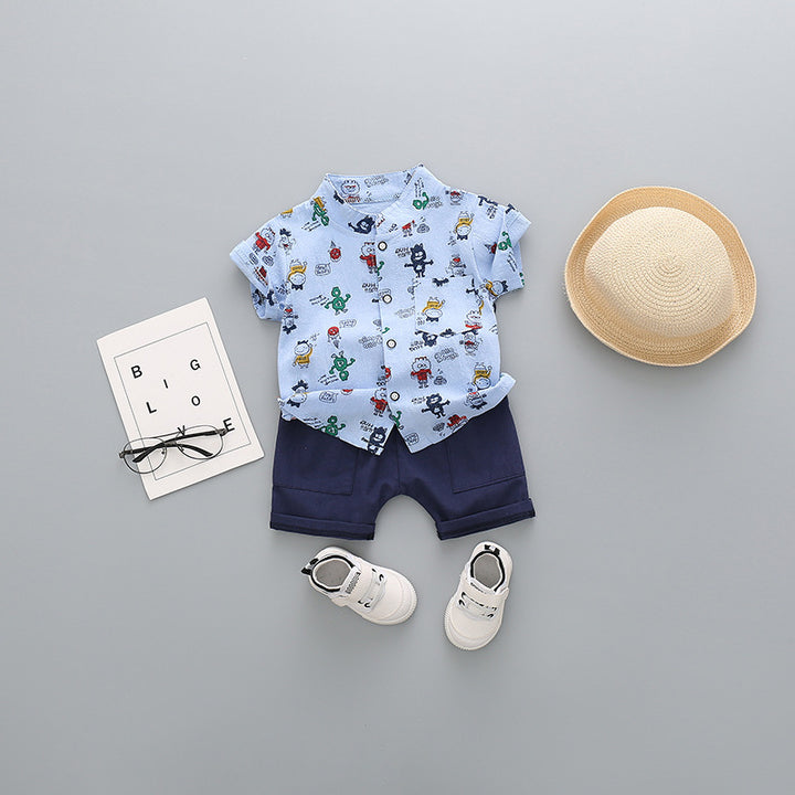 Children'S Clothing, Boys And Children'S Short-Sleeved Shorts