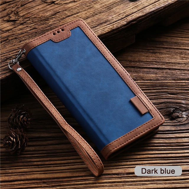 Leather Case For Samsung Galaxy S20FE A52 A72 A51 A71 A02S A42 A32 A01 A12 A21 A31 A41 A50 A70 A20 E A10 S A40 Flip Wallet Cover