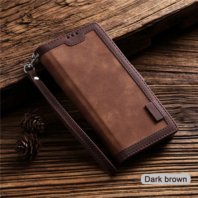 Leather Case For Samsung Galaxy S20FE A52 A72 A51 A71 A02S A42 A32 A01 A12 A21 A31 A41 A50 A70 A20 E A10 S A40 Flip Wallet Cover