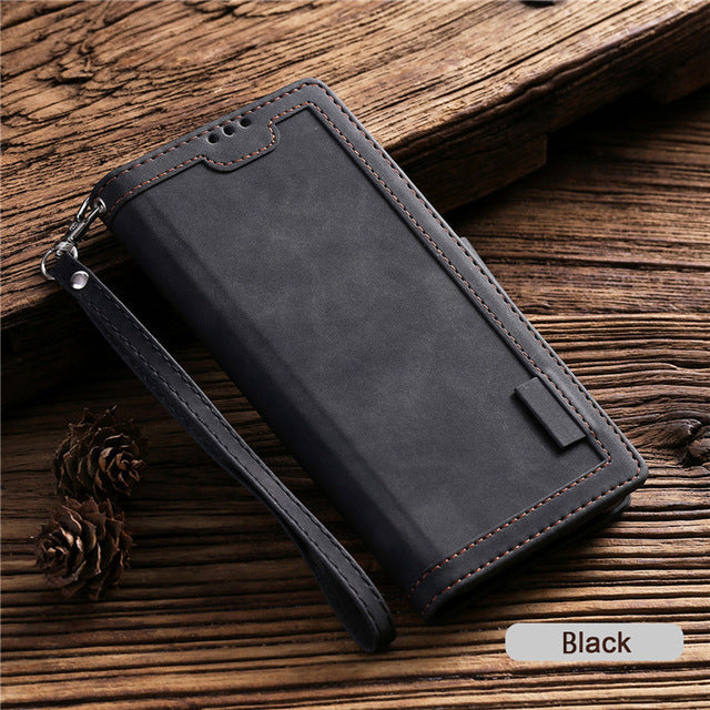 Leather Case For Samsung Galaxy S20FE A52 A72 A51 A71 A02S A42 A32 A01 A12 A21 A31 A41 A50 A70 A20 E A10 S A40 Flip Wallet Cover