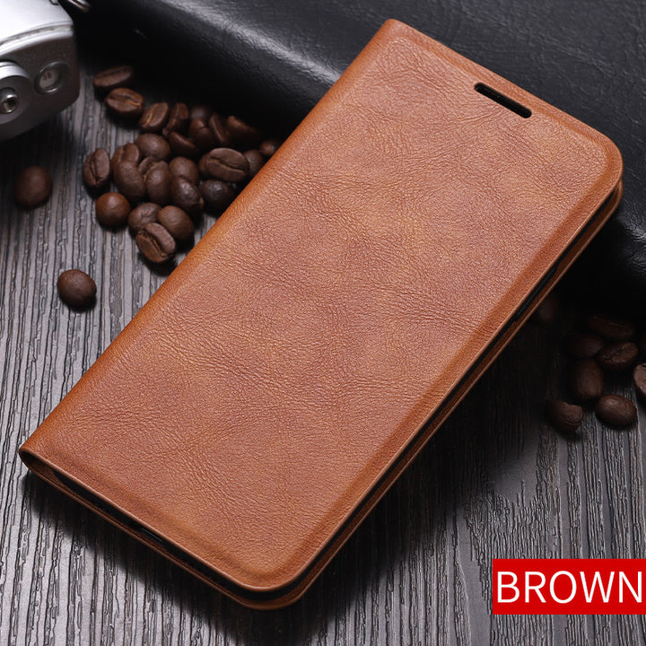 Suitable For Mobile Phone Case Apple 12 Anti-drop Protective Leather Case Flip Type 12pro Male