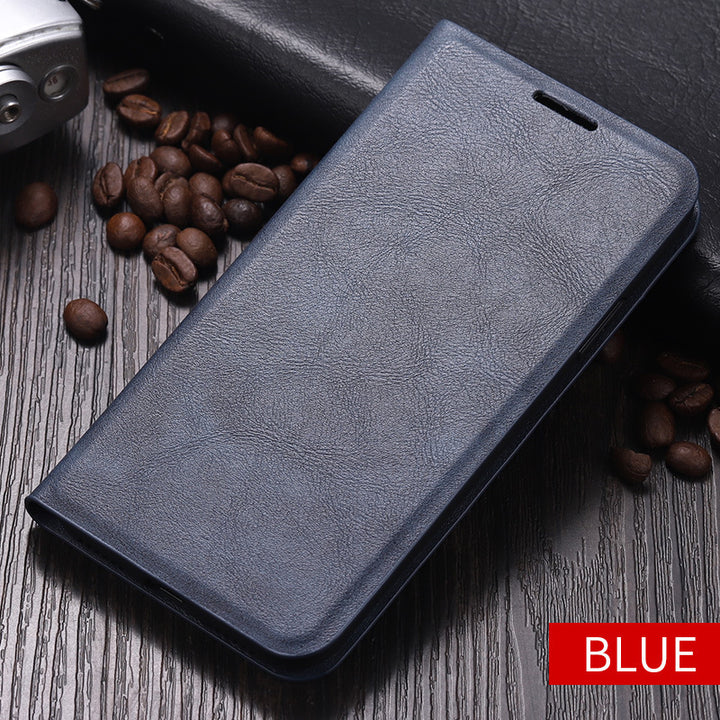 Suitable For Mobile Phone Case Apple 12 Anti-drop Protective Leather Case Flip Type 12pro Male