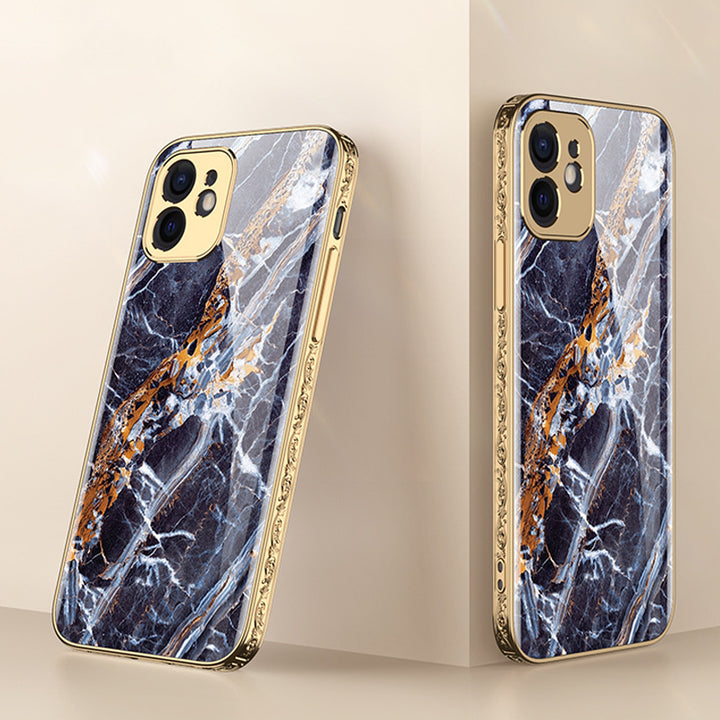 Mobile Phone Shell Embossed Electroplating Phone Case