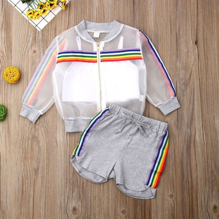 Baby girl summer jacket sports children's wear