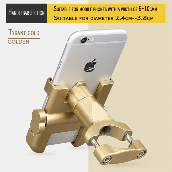 Suport pentru telefon pentru biciclete Deroace Suport universal Telefon Ghidon de montare Bracket VEHICUL ELECTRIC VEHICULUI ALUMINUM TELEFONE