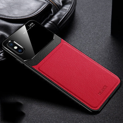 Anti-drop leather phone case