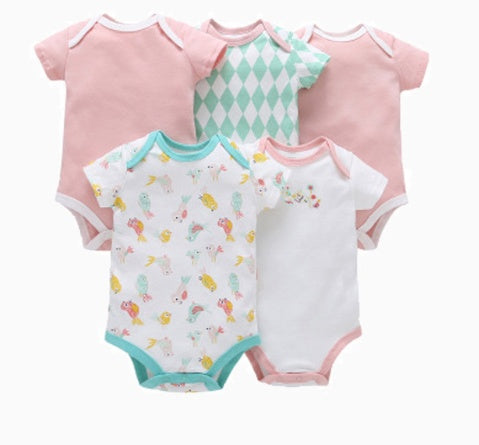 Baby Romper Ambalare din cinci piese Set de cutie cadou pentru bebeluși