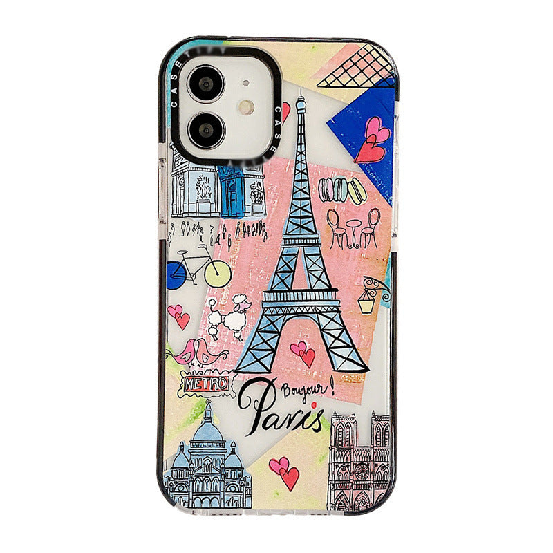 European And American Style Paris Tower Phone Case