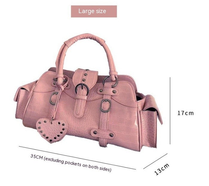 Square Rivet Hand-carrying Hand-carrying Crossbody Bag