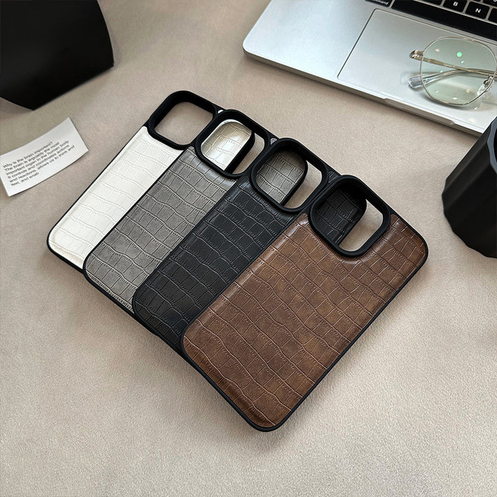 Leather Pattern Phone Case Retro Advanced