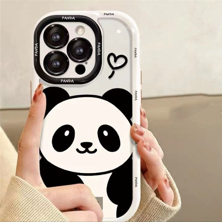 PLUSH PANDA CAZĂ DE TELEFONATĂ DE RESISTANTĂ DE DREPTURI