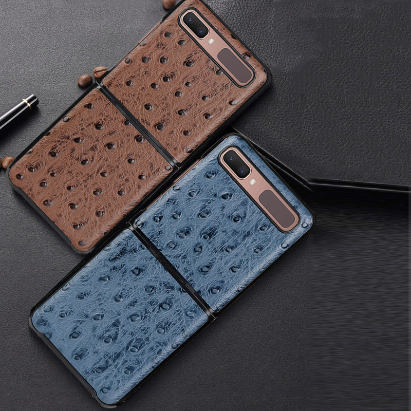 Camel Pattern Business Leather Case Folding Protective Cover Phone Case