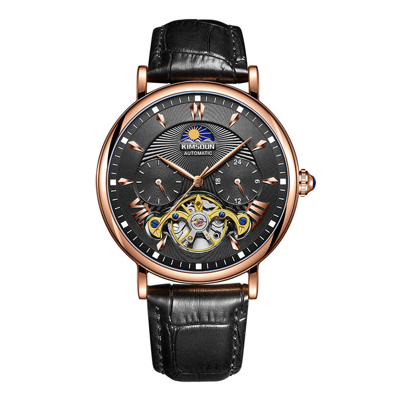 Sun Moon Star Watch Mechanical Mecanic pentru bărbați