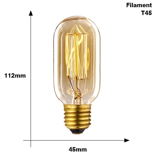 Bulb Edison E27 220V 40W ST64 A19 T45 G80 G95 G125 Iluminat cu fulg cu fulg incandescent