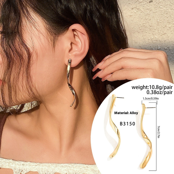 Women's Irregular Twisted Earrings