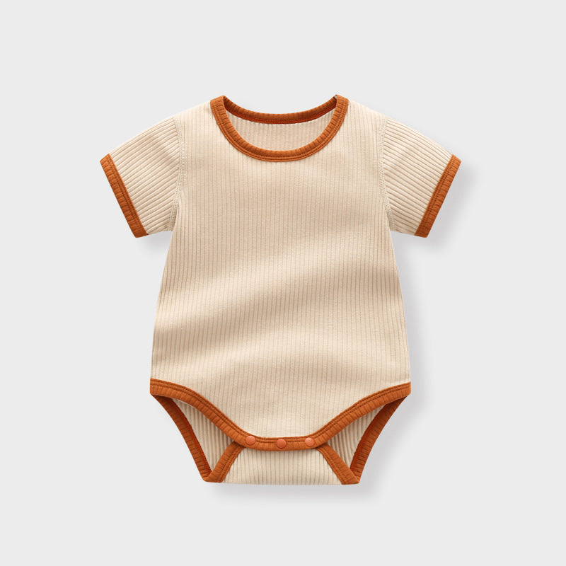 Baby Summer Short Sleeve Triangle Bodysuit