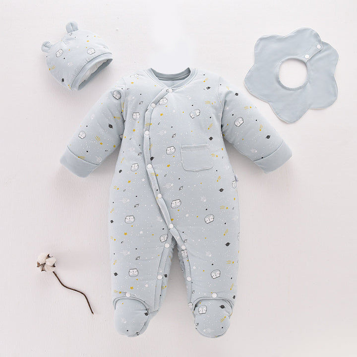 Baby thick cotton romper