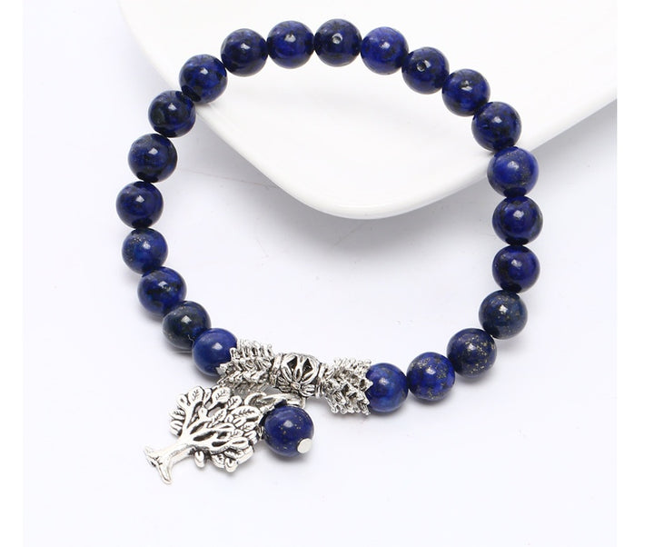 Yoga-Supreme Lapis Lazuli Tree Of Life Bracelet