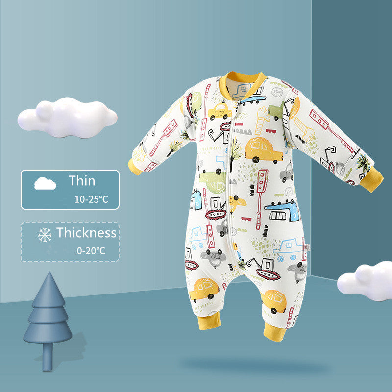 Baby Sleepsacks Cartoon Pattern Baby Sleeping Bag Carriage Sack for Newborn Split Leg