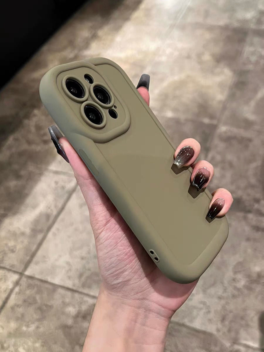 Simple Solid Color Anti Drop Premium Phone Case