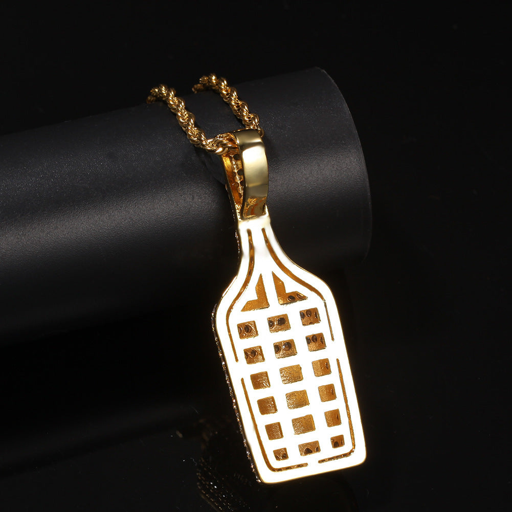 Hip-Hop Hipster Design Wine Bottle Pendant High Profile Fashion