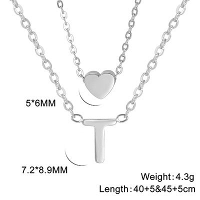 Elegant And Fashionable, Carefully Shaped 26 Letter Necklace