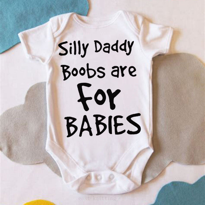 Silly Daddy Boobs Are For Babies