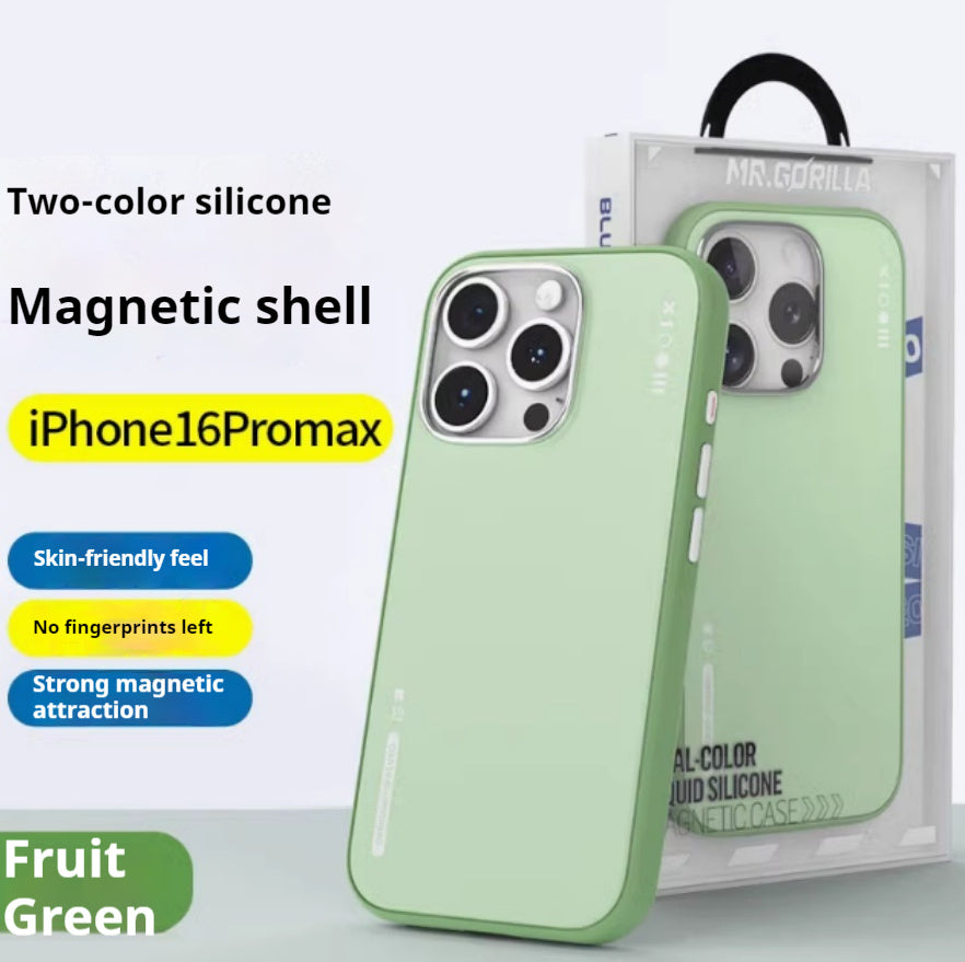 Carcasă de telefon cu silicon lichid magnetic anti -picături soft