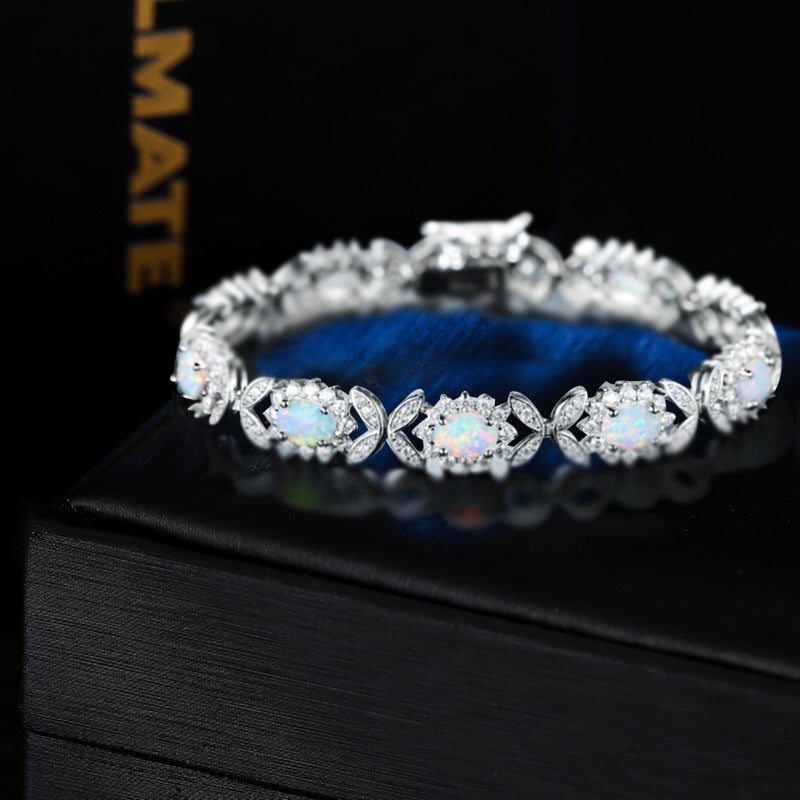 Jewelry Fashion Zircon Opal Bracelet