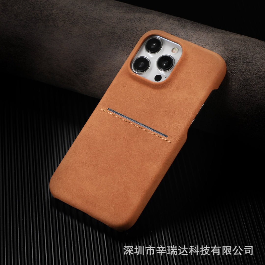 Suitable Phone Case Sheepskin Feeling Business Drop-resistant Protective Cover