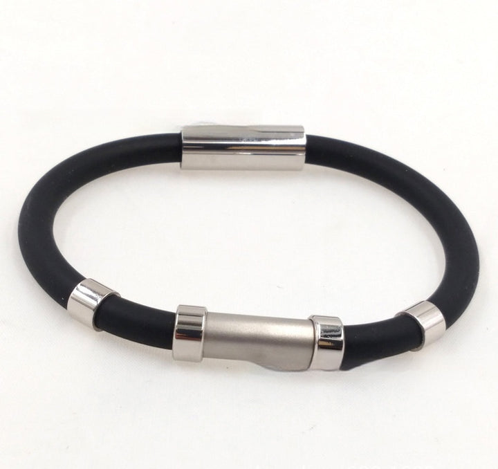 Anti-static Magnetic Snap Silicone Bracelet