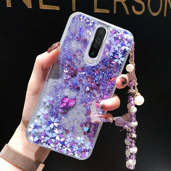 Women's Creative Liquid Quicksand Mobile Phone Case