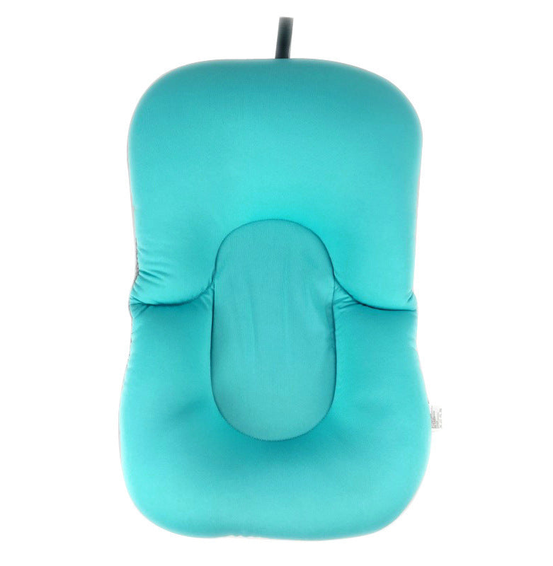 Newborn Bath Floating Pad Mat Baby Bath Tub Pad & Chair & Shelf Bathtub Seat Infant Support Cushion Mat Bath Mat Toddler Bloom