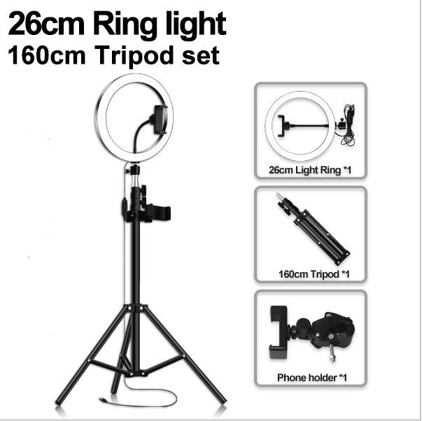 Mobile Phone Live Selfie Anchor Round LED Fill Light