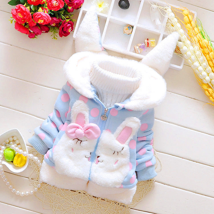 Thick Hooded Coat For Babies And Children