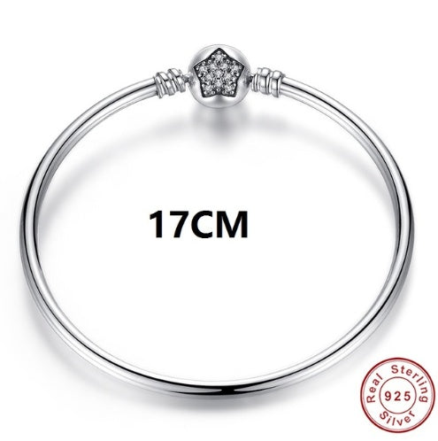 Lux 100% 925 Sterling Silver Charm Lanț Fit brățară originală Brățară pentru femei Bijuterii autentice Pulseira cadou XCHS902