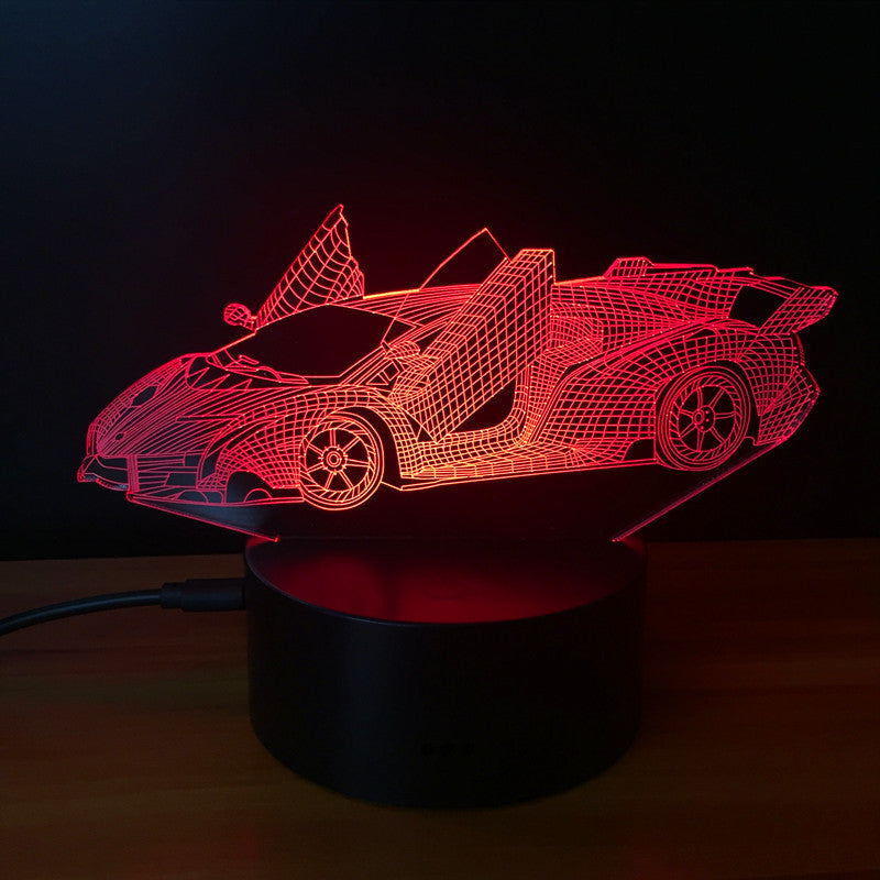 Lamborghini 3d Light Night