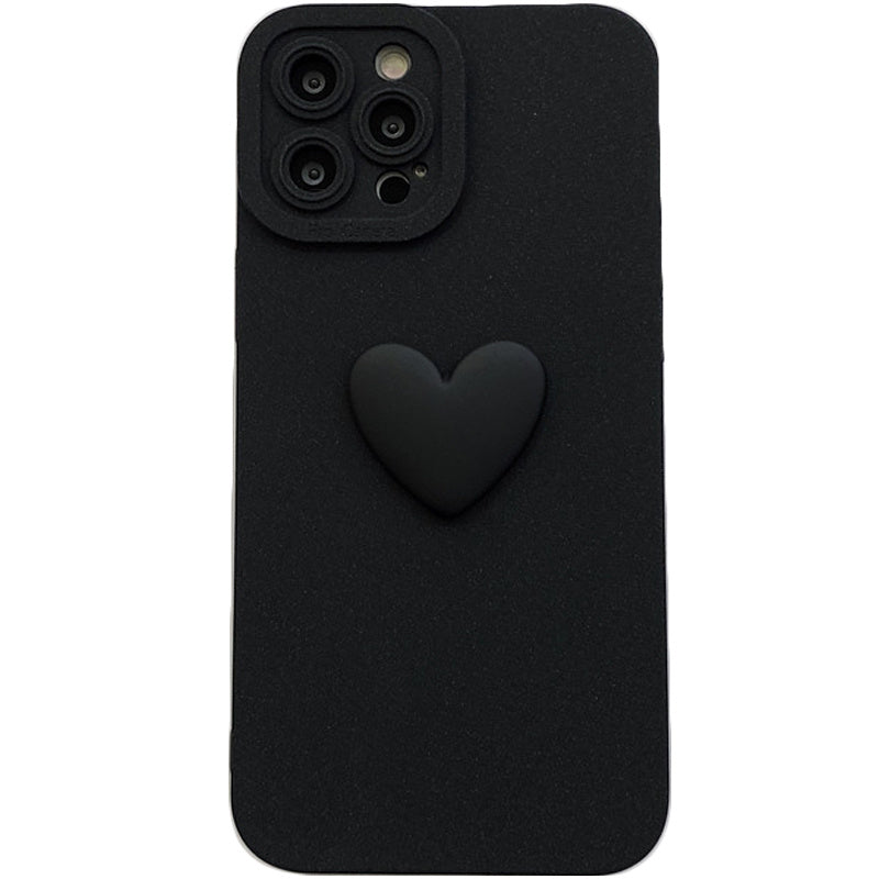 Three-dimensional Love All-inclusive Anti-fall Silicone Phone Case