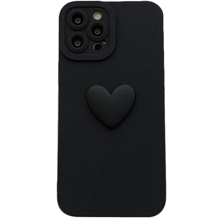 Three-dimensional Love All-inclusive Anti-fall Silicone Phone Case